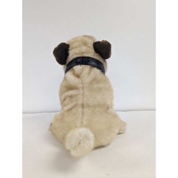 Vintage L T Toys Bulldog Shar Pei Brown Dog Stuffed Animal 10" - Picture 3 of 5